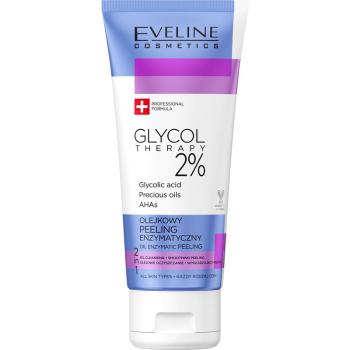 Eveline Cosmetics Glycol Therapy enzymatický peeling s AHA kyselinami se vzácnými oleji 100 ml