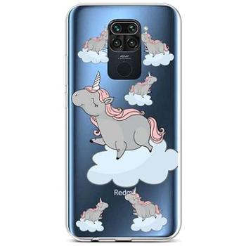 TopQ Xiaomi Redmi Note 9 silikon Grey Unicorns 52352 (Sun-52352)