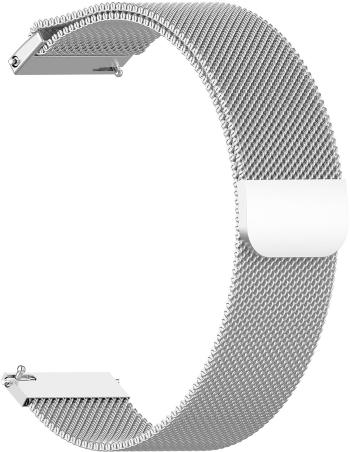 4wrist Milánský tah - Stříbrný 22 mm