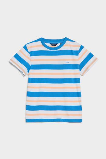 TRIČKO GANT RELAXED STRIPED T-SHIRT DAY BLUE