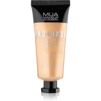 MUA Makeup Academy PRO/BASE Glow Dew rozjasňující podkladová báze odstín Spark 30 ml