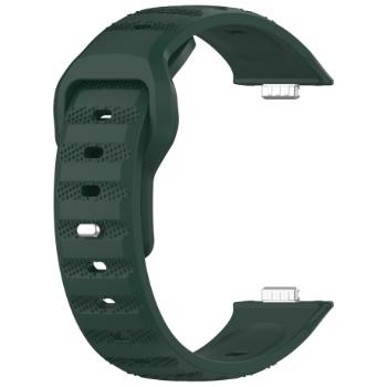 BStrap Silicone remienok na Huawei Watch Fit 3, dark green