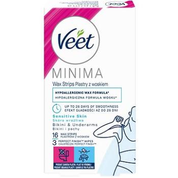 VEET MINIMA Hypoalergenní voskové pásky Bikiny a Podpaží 16 ks (5900627096965)