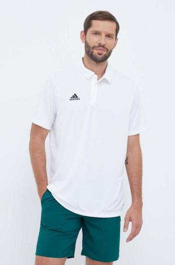 Tréningová polokošeľa adidas Performance Entrada 22 biela farba, jednofarebná, HC5067