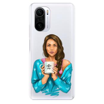 Odolné silikonové pouzdro iSaprio - Coffe Now - Brunette - Xiaomi Poco F3