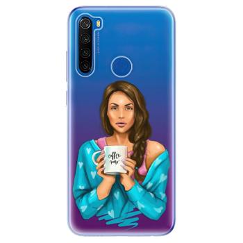 Odolné silikonové pouzdro iSaprio - Coffe Now - Brunette - Xiaomi Redmi Note 8T