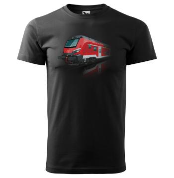 Tričko Škoda 109E (Velikost: 4XL, Typ: pre mužov, Farba tričká: Čierna)
