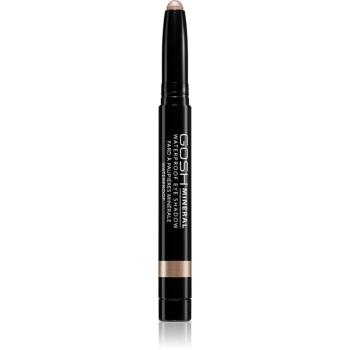 Gosh Mineral Waterproof dlouhotrvající oční stíny v tužce voděodolné odstín 002 Golden Brown 1,4 g