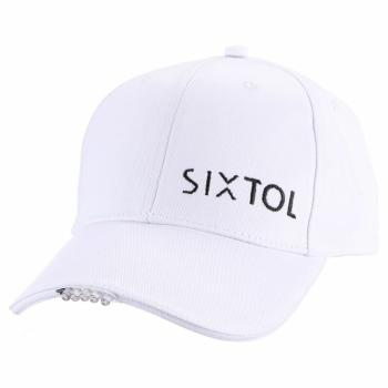 Sixtol Kšiltovka s LED světlem B-CAP 25lm, USB, uni, bílá