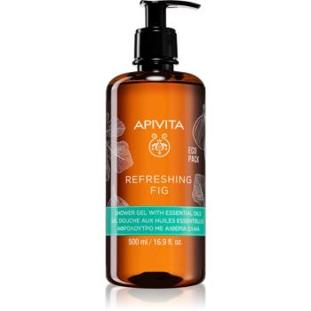 Apivita Refreshing Fig Shower Gel osvěžující sprchový gel s esenciálními oleji 500 ml