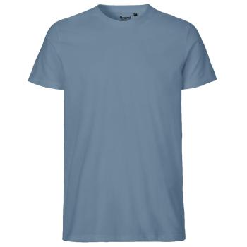 Neutral Pánské tričko Fit z organické Fairtrade bavlny - Dusty indigo | XL