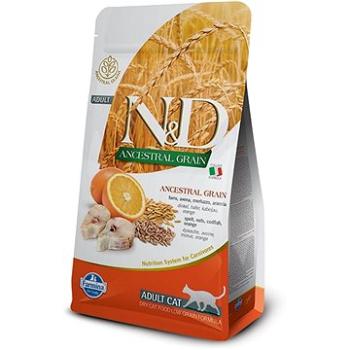 N&D OCEAN low grain cat adult codfish & orange 5 kg (8010276036797)