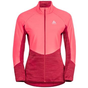 Odlo RUN EASY WARM HYBRID Dámská běžecká bunda, lososová, velikost