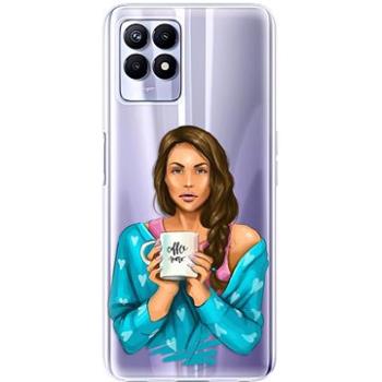 iSaprio Coffe Now pro Brunette pro Realme 8i (cofnobru-TPU3-Rlm8i)