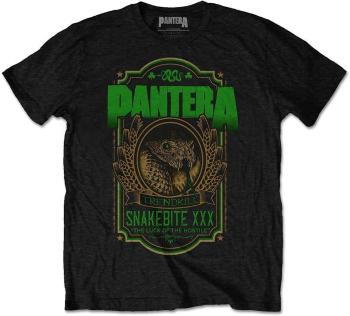 Pantera Tričko Snakebite XXX Label Unisex Black S