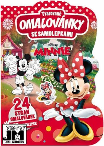 Omalovánky se samolepkami - Minnie