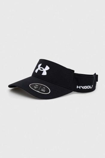 Kšilt Under Armour černá barva, s aplikací