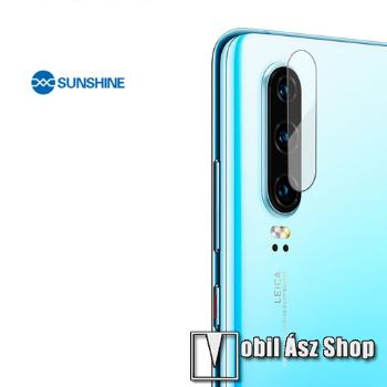 SUNSHINE Hydrogel TPU kameravédő fólia - Ultra Clear, ÖNREGENERÁLÓ! - 1db - HUAWEI P30 - GYÁRI