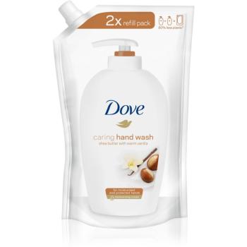 Dove Purely Pampering Shea Butter tekuté mydlo náhradná náplň bambucké maslo a vanilka 500 ml