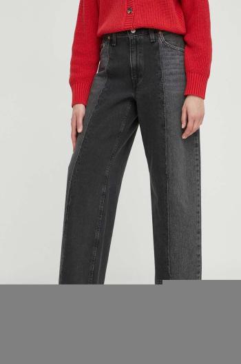 Džíny Levi's BAGGY CROP dámské, medium waist