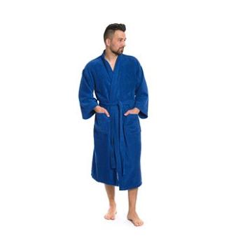 Interkontakt Pánský župan model KIMONO 03 Blue Navy