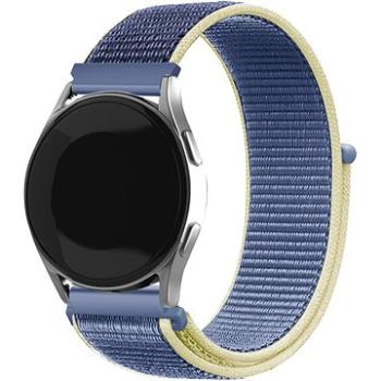 Eternico Airy Universal Quick Release 20mm Aura Blue and Gold edge    (AET-UN20AY-AuBlG)