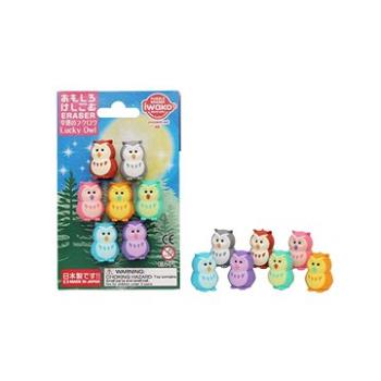 Iwako Lucky Owl Set - balení 7 ks (4991685170026)