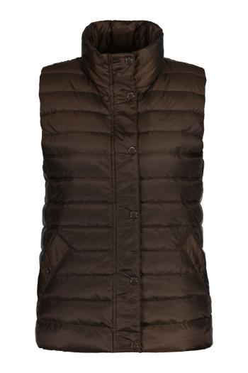 VESTA GANT LIGHT DOWN VEST RICH BROWN