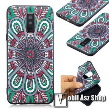 Szilikon védő tok / hátlap - MANDALA MINTÁS - SAMSUNG SM-A605G Galaxy A6 Plus (2018)