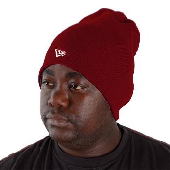 New Era Basic Long Knitt Beanie Maroon - UNI