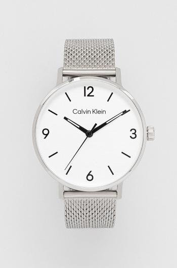 Hodinky Calvin Klein stříbrná barva, 25200433