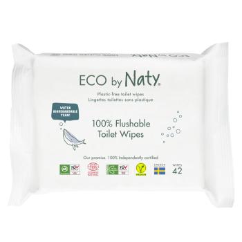 ECO BY NATY Ubrousky vlhčené toaletní Eco 42 ks