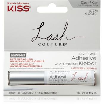 KISS Lash Couture lepidlo na umělé řasy s aplikátorem odstín White 5 g