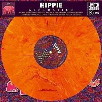 Various Artists - Hippie Generation (Limited Edition) (Orange Marbled Coloured) (LP)