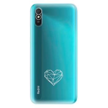 Odolné silikonové pouzdro iSaprio - čiré - Digital Love - Xiaomi Redmi 9A