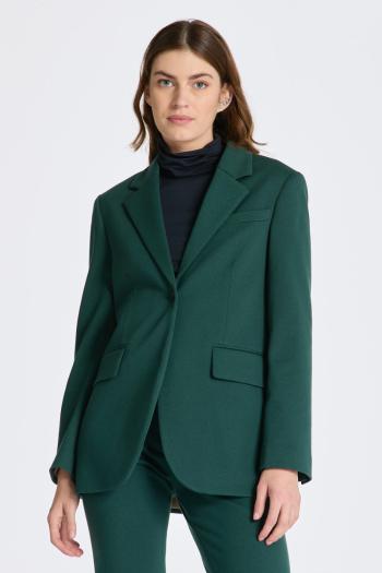 BLEJZR GANT REG JERSEY BLAZER TARTAN GREEN