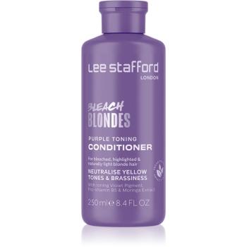 Lee Stafford Bleach Blondes Toning Conditioner tónovací kondicionér pro blond a melírované vlasy 250 ml