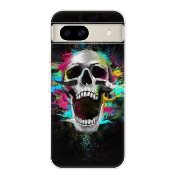 Odolné silikonové pouzdro iSaprio - Skull in Colors - Google Pixel 8a