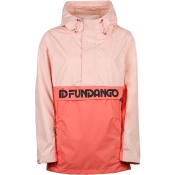 FUNDANGO BETULA LOGO ANORAK Dámská přechodová bunda, lososová, velikost