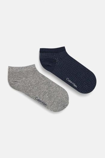 Ponožky Calvin Klein 2-pack pánské, modrá barva, 701229435