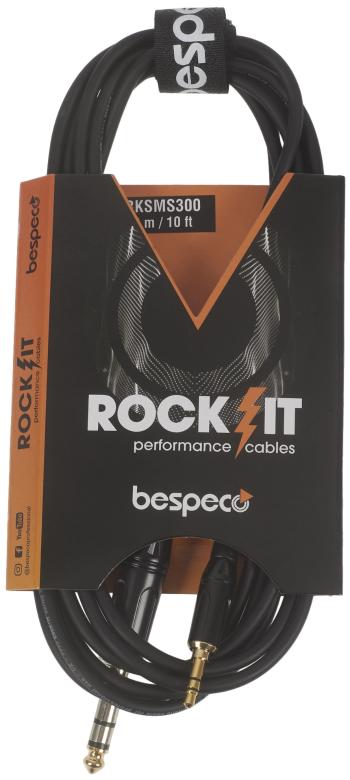 Bespeco ROCKIT Stereo Cable Jack 3,5 TRS - Jack TRS 3 m