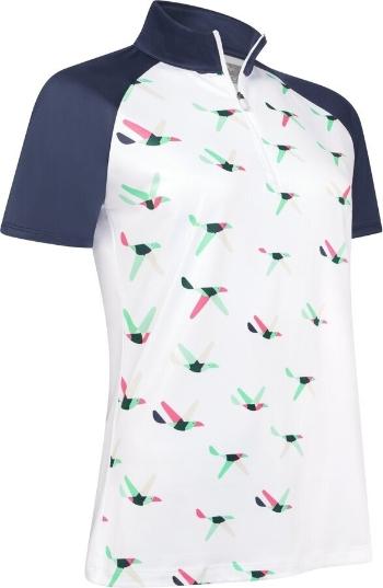 Callaway Birdie Short Sleeve Womens Brilliant White XL Polo košile