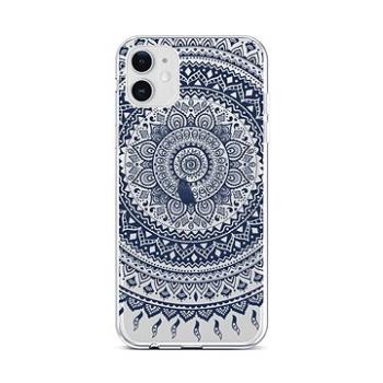 TopQ iPhone 12 silikon Navy Mandala 55284 (Sun-55284)