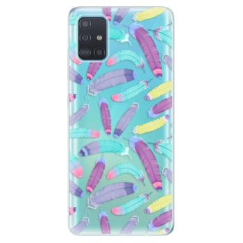 Odolné silikonové pouzdro iSaprio - Feather Pattern 01 - Samsung Galaxy A51