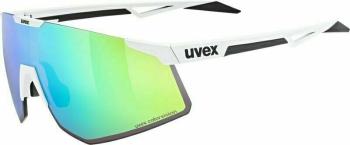 UVEX Pace Perform Small CV White Mat/Mirror Green Cyklistické brýle