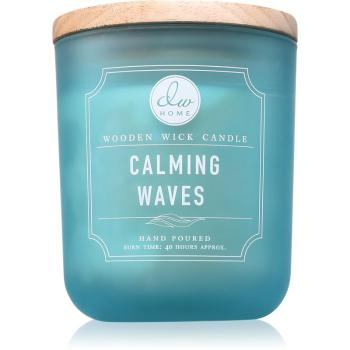 DW Home Signature Calming Waves vonná svíčka s dřevěným knotem 326 g