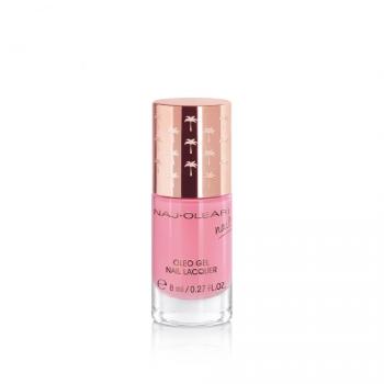 Naj-Oleari Oleo gel Nail Lacquer lak na nehty s gelovým efektem - 13 water lily pink 8 ml