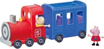 Figura szett Peppa Pig Nyuszi néni vonata