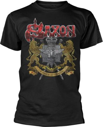 Saxon Tričko 40 Years Black L