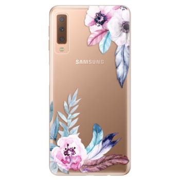 Odolné silikonové pouzdro iSaprio - Flower Pattern 04 - Samsung Galaxy A7 (2018)